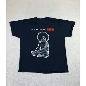 The Notorious B.I.G. Shirt Mens XL Black Ready To Die Baby Rap Tee Hip Hop